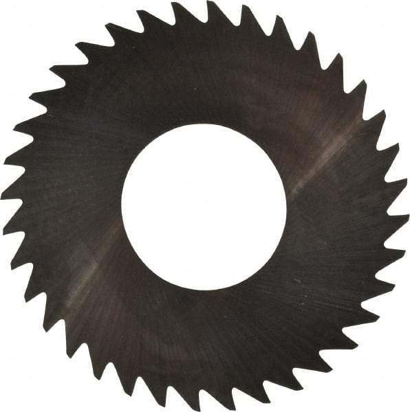 RobbJack - 1-1/4" Diam x 0.008" Blade Thickness x 1/2" Arbor Hole Diam, 36 Tooth Slitting and Slotting Saw - Arbor Connection, Right Hand, Uncoated, Solid Carbide, Concave Ground - USA Tool & Supply