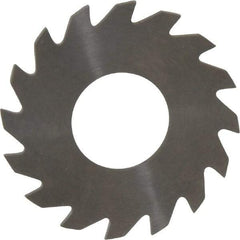 RobbJack - 1-1/4" Diam x 0.051" Blade Thickness x 1/2" Arbor Hole Diam, 16 Tooth Slitting and Slotting Saw - Arbor Connection, Right Hand, Uncoated, Solid Carbide, Concave Ground - USA Tool & Supply