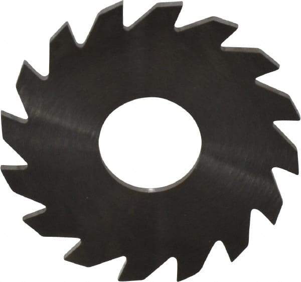 RobbJack - 1-1/2" Diam x 1/16" Blade Thickness x 1/2" Arbor Hole Diam, 16 Tooth Slitting and Slotting Saw - Arbor Connection, Right Hand, Uncoated, Solid Carbide, Concave Ground - USA Tool & Supply