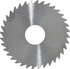 RobbJack - 1-3/4" Diam x 0.0312" Blade Thickness x 1/2" Arbor Hole Diam, 36 Tooth Slitting and Slotting Saw - Arbor Connection, Right Hand, Uncoated, Solid Carbide, Concave Ground - USA Tool & Supply