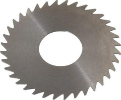 RobbJack - 1-3/4" Diam x 0.025" Blade Thickness x 5/8" Arbor Hole Diam, 36 Tooth Slitting and Slotting Saw - Arbor Connection, Right Hand, Uncoated, Solid Carbide, Concave Ground - USA Tool & Supply