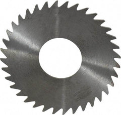 RobbJack - 1-3/4" Diam x 0.0312" Blade Thickness x 5/8" Arbor Hole Diam, 36 Tooth Slitting and Slotting Saw - Arbor Connection, Right Hand, Uncoated, Solid Carbide, Concave Ground - USA Tool & Supply