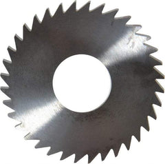 RobbJack - 1-3/4" Diam x 0.0937" Blade Thickness x 5/8" Arbor Hole Diam, 36 Tooth Slitting and Slotting Saw - Arbor Connection, Right Hand, Uncoated, Solid Carbide, Concave Ground - USA Tool & Supply