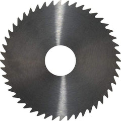 RobbJack - 2" Diam x 0.0156" Blade Thickness x 1/2" Arbor Hole Diam, 48 Tooth Slitting and Slotting Saw - Arbor Connection, Right Hand, Uncoated, Solid Carbide, Concave Ground - USA Tool & Supply