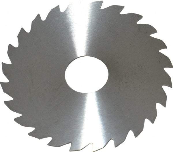 RobbJack - 2" Diam x 0.0312" Blade Thickness x 1/2" Arbor Hole Diam, 24 Tooth Slitting and Slotting Saw - Arbor Connection, Right Hand, Uncoated, Solid Carbide, Concave Ground - USA Tool & Supply