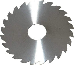 RobbJack - 2" Diam x 0.0312" Blade Thickness x 1/2" Arbor Hole Diam, 24 Tooth Slitting and Slotting Saw - Arbor Connection, Right Hand, Uncoated, Solid Carbide, Concave Ground - USA Tool & Supply