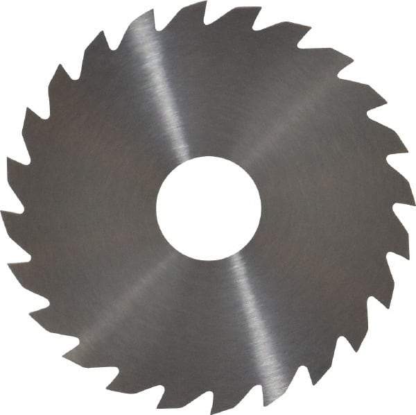 RobbJack - 2" Diam x 0.0468" Blade Thickness x 1/2" Arbor Hole Diam, 24 Tooth Slitting and Slotting Saw - Arbor Connection, Right Hand, Uncoated, Solid Carbide, Concave Ground - USA Tool & Supply