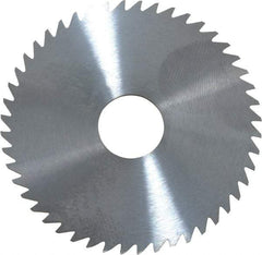 RobbJack - 2" Diam x 0.0468" Blade Thickness x 1/2" Arbor Hole Diam, 48 Tooth Slitting and Slotting Saw - Arbor Connection, Right Hand, Uncoated, Solid Carbide, Concave Ground - USA Tool & Supply