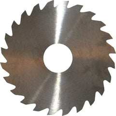 RobbJack - 2" Diam x 0.051" Blade Thickness x 1/2" Arbor Hole Diam, 24 Tooth Slitting and Slotting Saw - Arbor Connection, Right Hand, Uncoated, Solid Carbide, Concave Ground - USA Tool & Supply