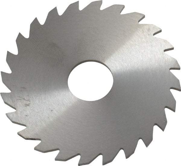 RobbJack - 2" Diam x 1/16" Blade Thickness x 1/2" Arbor Hole Diam, 24 Tooth Slitting and Slotting Saw - Arbor Connection, Right Hand, Uncoated, Solid Carbide, Concave Ground - USA Tool & Supply