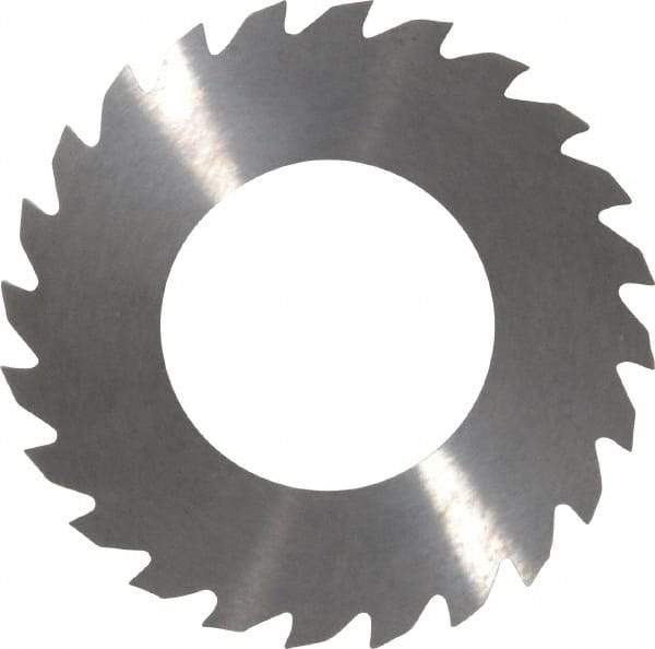 RobbJack - 2" Diam x 1/16" Blade Thickness x 1" Arbor Hole Diam, 24 Tooth Slitting and Slotting Saw - Arbor Connection, Right Hand, Uncoated, Solid Carbide, Concave Ground - USA Tool & Supply