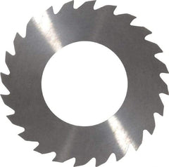 RobbJack - 2" Diam x 1/16" Blade Thickness x 1" Arbor Hole Diam, 24 Tooth Slitting and Slotting Saw - Arbor Connection, Right Hand, Uncoated, Solid Carbide, Concave Ground - USA Tool & Supply