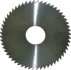 RobbJack - 2-1/4" Diam x 1/8" Blade Thickness x 5/8" Arbor Hole Diam, 56 Tooth Slitting and Slotting Saw - Arbor Connection, Right Hand, Uncoated, Solid Carbide, Concave Ground - USA Tool & Supply