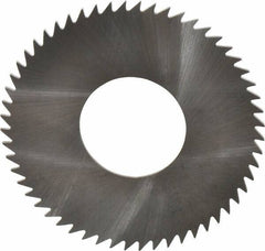 RobbJack - 2-1/2" Diam x 0.0468" Blade Thickness x 1" Arbor Hole Diam, 56 Tooth Slitting and Slotting Saw - Arbor Connection, Right Hand, Uncoated, Solid Carbide, Concave Ground - USA Tool & Supply