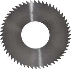 RobbJack - 2-1/2" Diam x 1/16" Blade Thickness x 1" Arbor Hole Diam, 56 Tooth Slitting and Slotting Saw - Arbor Connection, Right Hand, Uncoated, Solid Carbide, Concave Ground - USA Tool & Supply