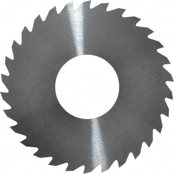 RobbJack - 2-3/4" Diam x 1/16" Blade Thickness x 1" Arbor Hole Diam, 30 Tooth Slitting and Slotting Saw - Arbor Connection, Right Hand, Uncoated, Solid Carbide, Concave Ground - USA Tool & Supply