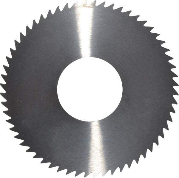 RobbJack - 2-3/4" Diam x 1/16" Blade Thickness x 1" Arbor Hole Diam, 60 Tooth Slitting and Slotting Saw - Arbor Connection, Right Hand, Uncoated, Solid Carbide, Concave Ground - USA Tool & Supply