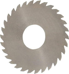 RobbJack - 3" Diam x 0.0468" Blade Thickness x 1" Arbor Hole Diam, 30 Tooth Slitting and Slotting Saw - Arbor Connection, Right Hand, Uncoated, Solid Carbide, Concave Ground - USA Tool & Supply