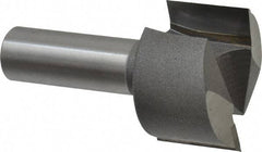 Amana Tool - 1-1/4" Cut Diam, 3/4" Length of Cut, 2 Flute Mortising Edge Profile Router Bit - Carbide-Tipped, 1/2" Shank Diam, 2-1/8" OAL, Uncoated - USA Tool & Supply