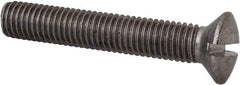 Value Collection - M10x1.50 Metric Coarse, 60mm OAL Slotted Drive Machine Screw - Oval Head, Grade 18-8 & A2 Stainless Steel, Uncoated, Without Washer - USA Tool & Supply