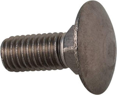 Value Collection - M8x1.25 20mm Length Under Head, Standard Square Neck, Carriage Bolt - Austenitic Grade A2 Stainless Steel, - USA Tool & Supply