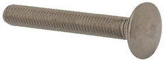 Value Collection - M8x1.25 60mm Length Under Head, Standard Square Neck, Carriage Bolt - Austenitic Grade A2 Stainless Steel, - USA Tool & Supply