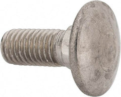 Value Collection - M10x1.5 25mm Length Under Head, Standard Square Neck, Carriage Bolt - Austenitic Grade A2 Stainless Steel, - USA Tool & Supply