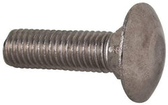 Value Collection - M10x1.5 35mm Length Under Head, Standard Square Neck, Carriage Bolt - Austenitic Grade A2 Stainless Steel, - USA Tool & Supply