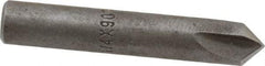 Keo - 1/4" Head Diam, 1/4" Shank Diam, 3 Flute 90° High Speed Steel Countersink - Bright Finish, 1-1/2" OAL, Single End, Straight Shank, Right Hand Cut - USA Tool & Supply