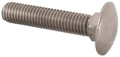 Value Collection - M10x1.5 50mm Length Under Head, Standard Square Neck, Carriage Bolt - Austenitic Grade A2 Stainless Steel, - USA Tool & Supply