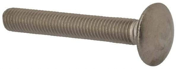 Value Collection - M10x1.5 70mm Length Under Head, Standard Square Neck, Carriage Bolt - Austenitic Grade A2 Stainless Steel, - USA Tool & Supply