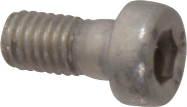 Value Collection - M5x0.80 Metric Coarse Hex Socket Drive, Low Socket Cap Screw - Grade 18-8 & Austenitic A2 Stainless Steel, Uncoated, Fully Threaded, 10mm Length Under Head - USA Tool & Supply