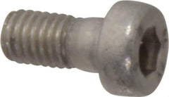 Value Collection - M5x0.80 Metric Coarse Hex Socket Drive, Low Socket Cap Screw - Grade 18-8 & Austenitic A2 Stainless Steel, Uncoated, Fully Threaded, 10mm Length Under Head - USA Tool & Supply