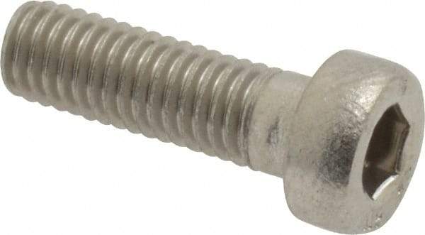 Value Collection - M5x0.80 Metric Coarse Hex Socket Drive, Low Socket Cap Screw - Grade 18-8 & Austenitic A2 Stainless Steel, Uncoated, Fully Threaded, 16mm Length Under Head - USA Tool & Supply