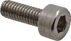 Value Collection - M3x0.50 Metric Coarse Hex Socket Drive, Socket Cap Screw - Grade 316 & Austenitic A4 Stainless Steel, Uncoated, Fully Threaded, 8mm Length Under Head - USA Tool & Supply