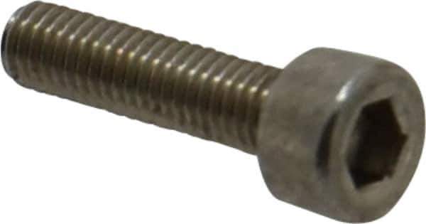 Value Collection - M3x0.50 Metric Coarse Hex Socket Drive, Socket Cap Screw - Grade 316 & Austenitic A4 Stainless Steel, Uncoated, Fully Threaded, 12mm Length Under Head - USA Tool & Supply