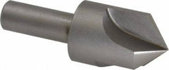 Keo - 1" Head Diam, 1/2" Shank Diam, 3 Flute 100° High Speed Steel Countersink - Bright Finish, 2-3/4" OAL, Single End, Straight Shank, Right Hand Cut - USA Tool & Supply