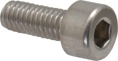 Value Collection - M4x0.70 Metric Coarse Hex Socket Drive, Socket Cap Screw - Grade 316 & Austenitic A4 Stainless Steel, Uncoated, Fully Threaded, 10mm Length Under Head - USA Tool & Supply