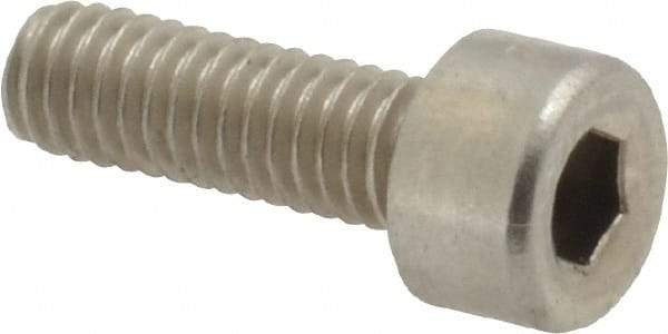 Value Collection - M4x0.70 Metric Coarse Hex Socket Drive, Socket Cap Screw - Grade 316 & Austenitic A4 Stainless Steel, Uncoated, Fully Threaded, 12mm Length Under Head - USA Tool & Supply