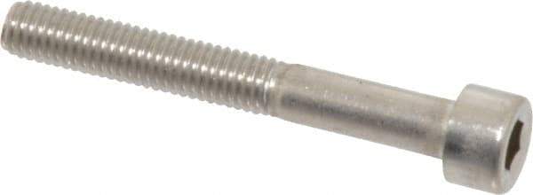 Value Collection - M5x0.80 Metric Coarse Hex Socket Drive, Socket Cap Screw - Grade 316 & Austenitic A4 Stainless Steel, Uncoated, Partially Threaded, 40mm Length Under Head - USA Tool & Supply