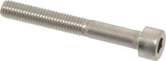 Value Collection - M5x0.80 Metric Coarse Hex Socket Drive, Socket Cap Screw - Grade 316 & Austenitic A4 Stainless Steel, Uncoated, Partially Threaded, 40mm Length Under Head - USA Tool & Supply