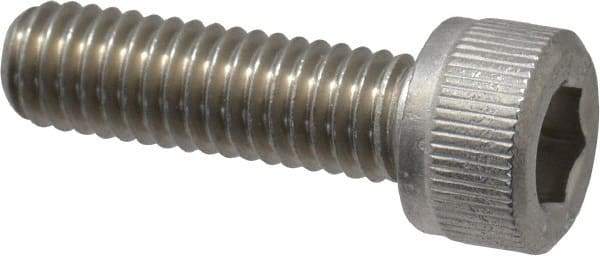 Value Collection - M10x1.50 Metric Coarse Hex Socket Drive, Socket Cap Screw - Grade 316 & Austenitic A4 Stainless Steel, Uncoated, Partially Threaded, 55mm Length Under Head - USA Tool & Supply