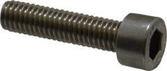 Value Collection - M6x1.00 Metric Coarse Hex Socket Drive, Socket Cap Screw - Grade 316 & Austenitic A4 Stainless Steel, Uncoated, Partially Threaded, 25mm Length Under Head - USA Tool & Supply