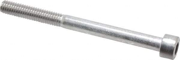 Value Collection - M6x1.00 Metric Coarse Hex Socket Drive, Socket Cap Screw - Grade 316 & Austenitic A4 Stainless Steel, Uncoated, Partially Threaded, 70mm Length Under Head - USA Tool & Supply