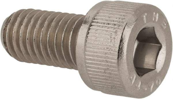 Value Collection - M8x1.25 Metric Coarse Hex Socket Drive, Socket Cap Screw - Grade 316 & Austenitic A4 Stainless Steel, Uncoated, Fully Threaded, 16mm Length Under Head - USA Tool & Supply