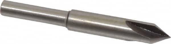 Interstate - 1/4" Head Diam, 3/16" Shank Diam, 3 Flute 60° High Speed Steel Countersink - USA Tool & Supply