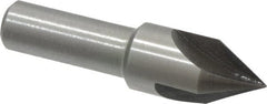Interstate - 1/2" Head Diam, 3/8" Shank Diam, 3 Flute 60° High Speed Steel Countersink - USA Tool & Supply