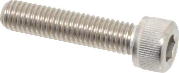 Value Collection - M8x1.25 Metric Coarse Hex Socket Drive, Socket Cap Screw - Grade 316 & Austenitic A4 Stainless Steel, Uncoated, Partially Threaded, 35mm Length Under Head - USA Tool & Supply