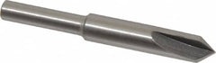 Interstate - 1/4" Head Diam, 3/16" Shank Diam, 3 Flute 82° High Speed Steel Countersink - USA Tool & Supply