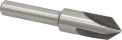 Interstate - 3/8" Head Diam, 1/4" Shank Diam, 3 Flute 82° High Speed Steel Countersink - USA Tool & Supply